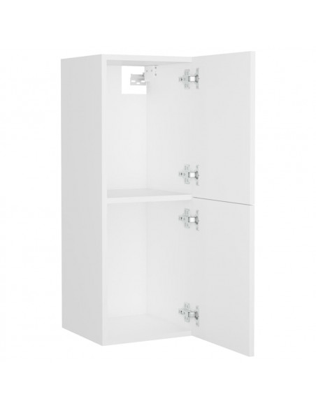 Set Mobili da Bagno Bianco in Truciolato