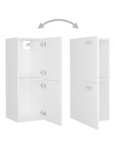 Set Mobili da Bagno Bianco in Truciolato