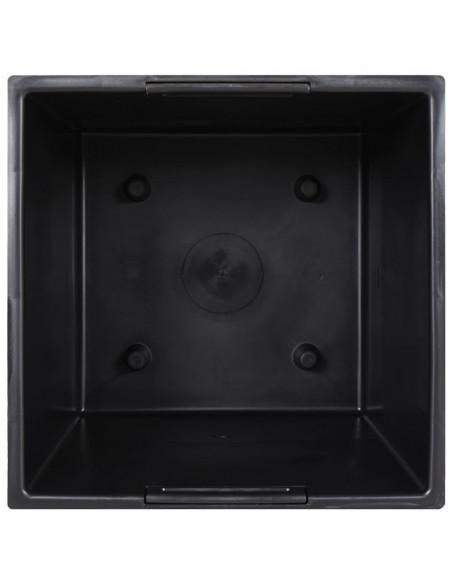 Fioriera con Interno Rimovibile Bianca 11 / 26,5 L in PP Rattan