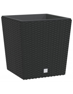 Fioriera con Interno Rimovibile Antracite 21 / 32 L PP Rattan 2