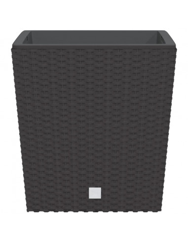 Fioriera con Interno Rimovibile Marrone 21 / 32 L PP Rattan