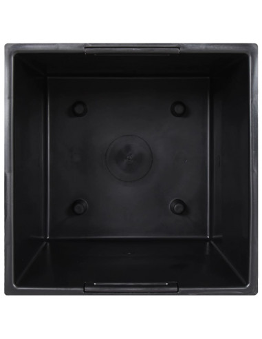 Fioriera con Interno Rimovibile Bianca 21 / 32 L PP Rattan