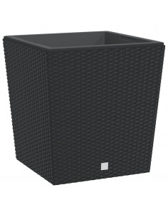 Fioriera con Interno Rimovibile Antracite 37 / 64 L PP Rattan 2