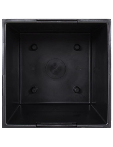 Fioriera con Interno Rimovibile Antracite 37 / 64 L PP Rattan