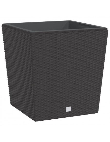 Fioriera con Interno Rimovibile Marrone 37 / 64 L PP Rattan