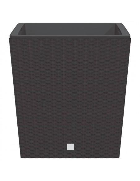 Fioriera con Interno Rimovibile Marrone 37 / 64 L PP Rattan