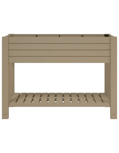 Fioriera da Giardino Marrone Chiaro 110x45x79 cm Polipropilene