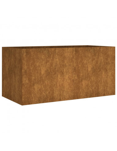 Fioriera 80x40x40 cm in Acciaio Corten