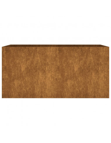 Fioriera 80x40x40 cm in Acciaio Corten