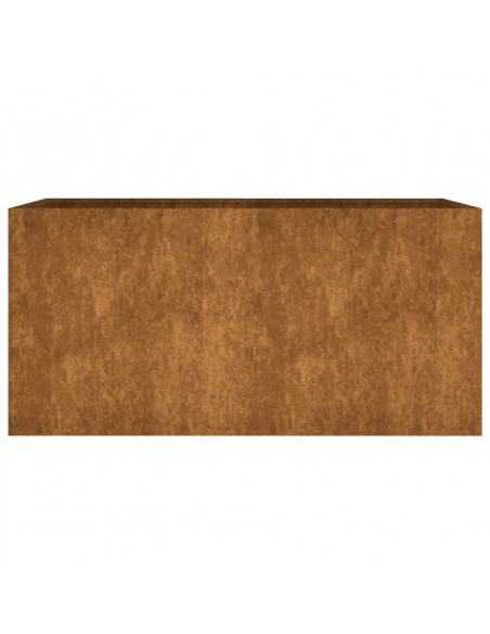 Fioriera 80x40x40 cm in Acciaio Corten