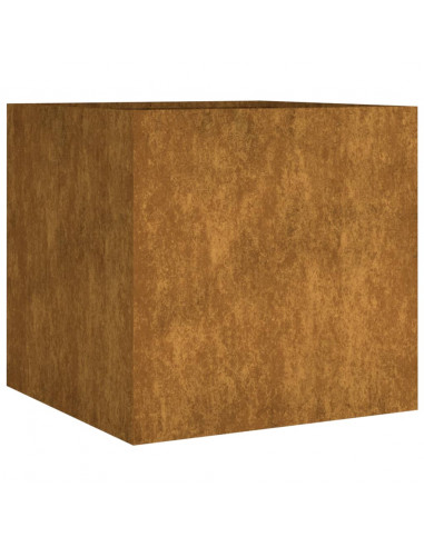 Fioriera 40x41x40 cm in Acciaio Corten