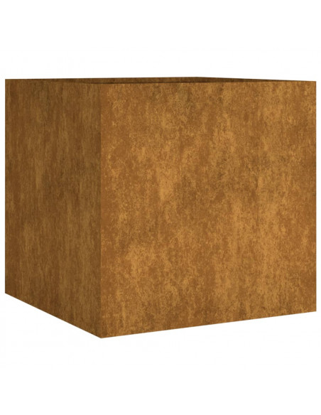 Fioriera 40x41x40 cm in Acciaio Corten