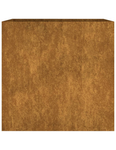 Fioriera 40x41x40 cm in Acciaio Corten
