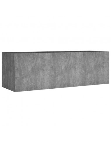 Fioriera Rialzata da Giardino 120x40x40 cm in Acciaio Corten