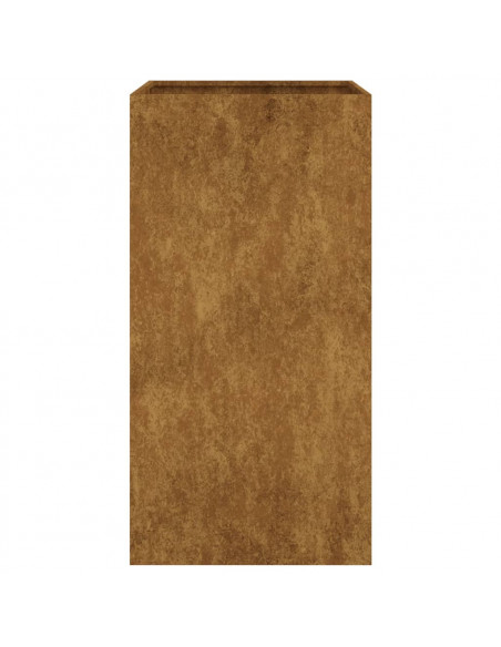 Fioriera 40x40x80 cm in Acciaio Corten