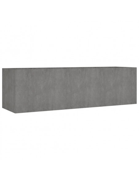 Fioriera Rialzata da Giardino 280x80x80 cm in Acciaio Corten