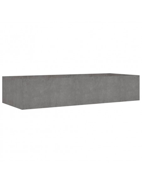 Fioriera Rialzata da Giardino 200x80x40 cm in Acciaio Corten