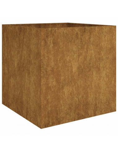 Fioriera 80x80x80 cm in Acciaio Corten