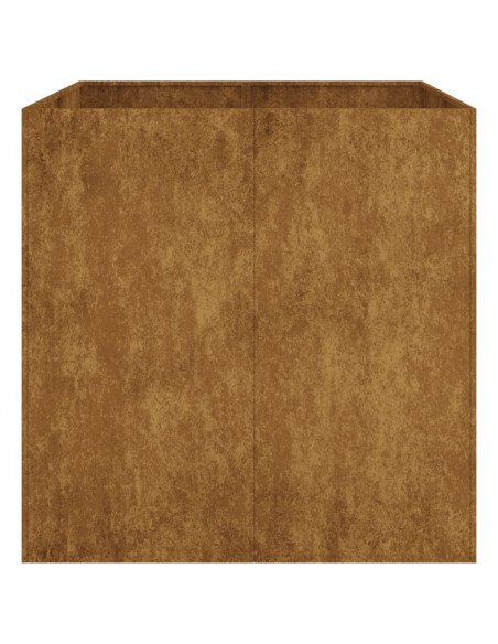 Fioriera 80x80x80 cm in Acciaio Corten
