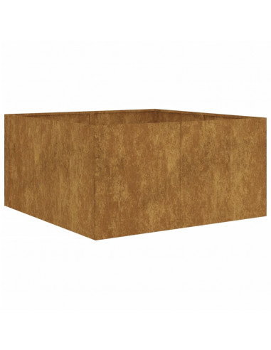 Fioriera 80x80x40 cm in Acciaio Corten