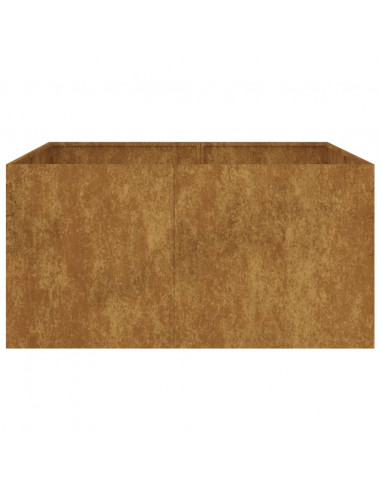 Fioriera 80x80x40 cm in Acciaio Corten