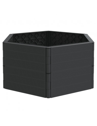 Fioriera da Giardino Antracite in PP