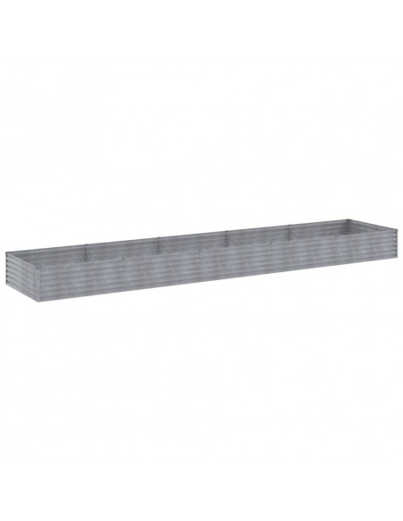 Fioriera Rialzata da Giardino 482x100x36 cm in Acciaio Corten