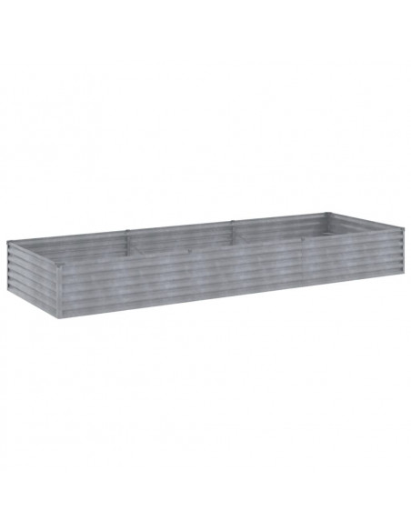 Fioriera Rialzata da Giardino 291x100x36 cm in Acciaio Corten