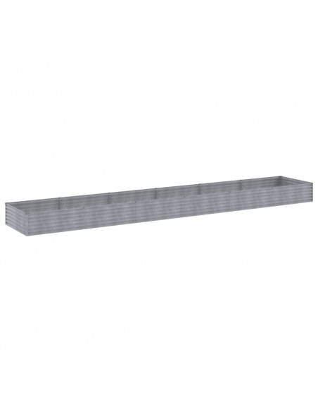 Fioriera Rialzata da Giardino 579x100x36 cm in Acciaio Corten
