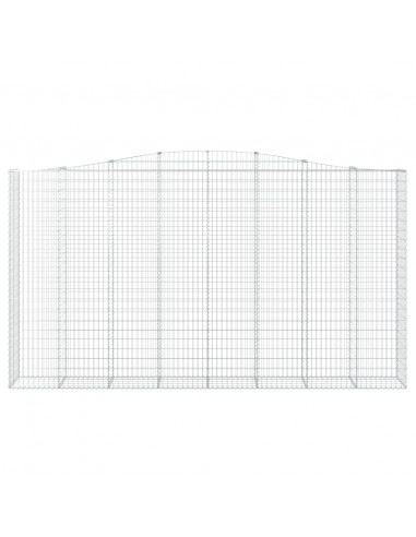 Cesti Gabbioni ad Arco 10 pz 400x50x220/240 cm Ferro Zincato