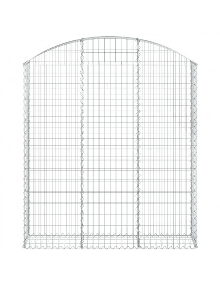 Cesto Gabbione ad Arco 150x30x160/180 cm Ferro Zincato