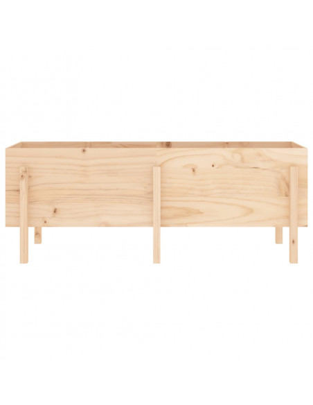 Fioriera Rialzata da Giardino 160x50x57 cm Legno Massello Pino