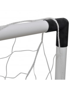 Set Mini Porte da Calcio 2 pz per Bambini 91,5 x 48 x 61 cm