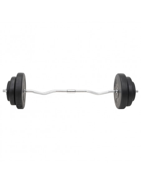 Set Bilanciere e Manubri con Dischi 60 kg