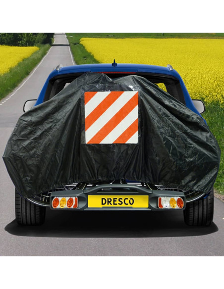 Dresco Copertura Elasticizzata per Bicicletta per 2 Biciclette