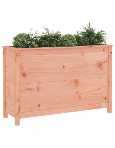 Fioriera Rialzata Giardino 119,5x40x78cm Legno Massello Douglas