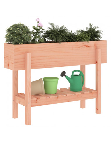 Fioriera Rialzata Giardino 101x30x69 cm Legno Massello Douglas