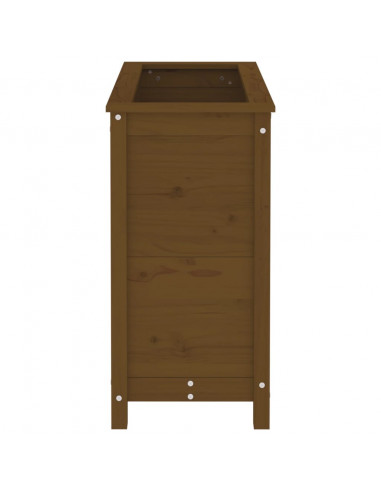 Fioriera da Giardino Miele 82,5x40x78 cm Legno Massello di Pino