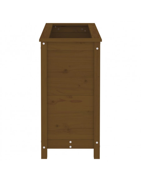 Fioriera da Giardino Miele 82,5x40x78 cm Legno Massello di Pino
