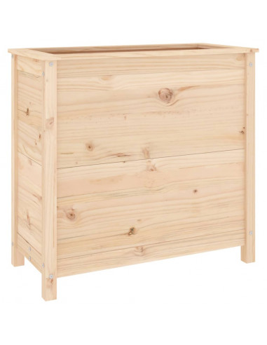 Fioriera da Giardino 82,5x40x78 cm in Legno Massello di Pino