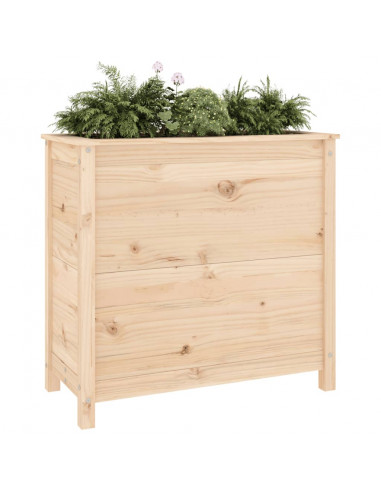 Fioriera da Giardino 82,5x40x78 cm in Legno Massello di Pino