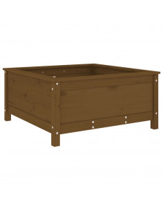 Fioriera da Giardino Miele 82,5x82,5x39 cm Legno Massello Pino 2