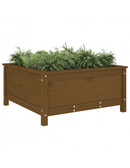 Fioriera da Giardino Miele 82,5x82,5x39 cm Legno Massello Pino