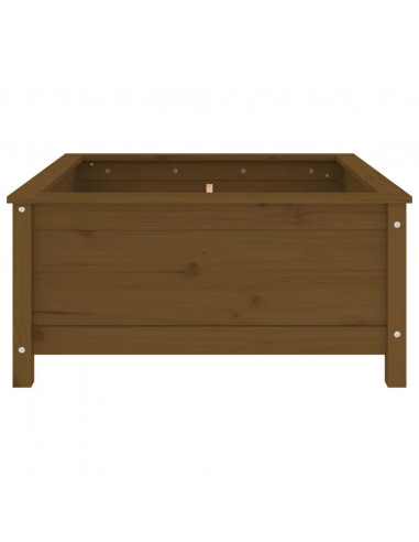 Fioriera da Giardino Miele 82,5x82,5x39 cm Legno Massello Pino