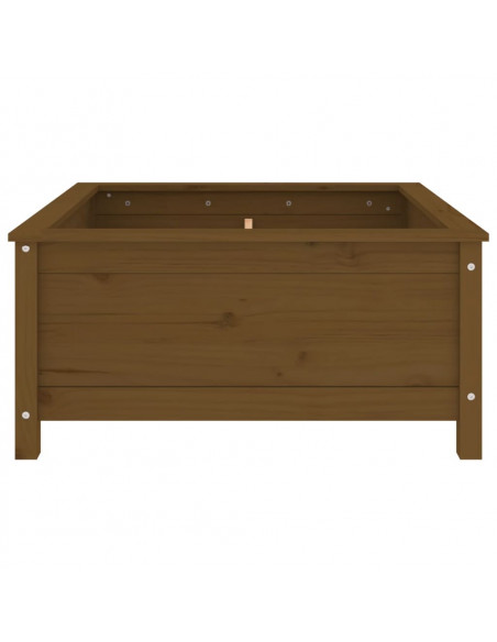 Fioriera da Giardino Miele 82,5x82,5x39 cm Legno Massello Pino