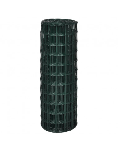 Recinzione Europea in Acciaio 10 x 1,2 m Verde