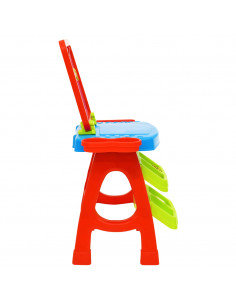 Set da Gioco 3-1 per Bambini con Cavalletto e Scrivania
