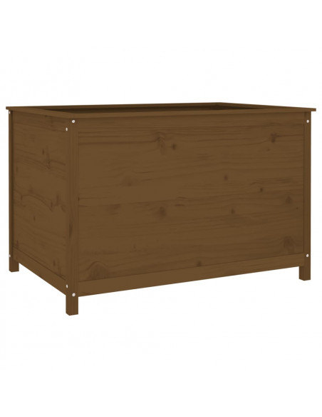 Fioriera Rialzata Giardino Miele 119,5x82,5x78cm Massello Pino