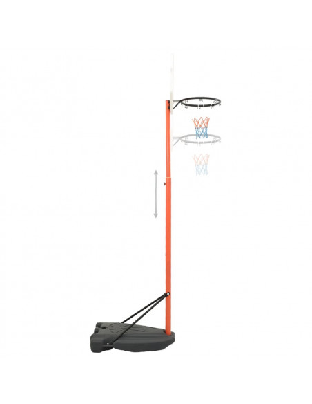 Set da Basket Portatile Regolabile 180-230 cm
