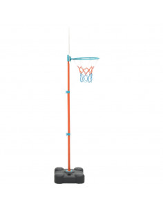Set Gioco da Basket Portatile Regolabile 109-141 cm